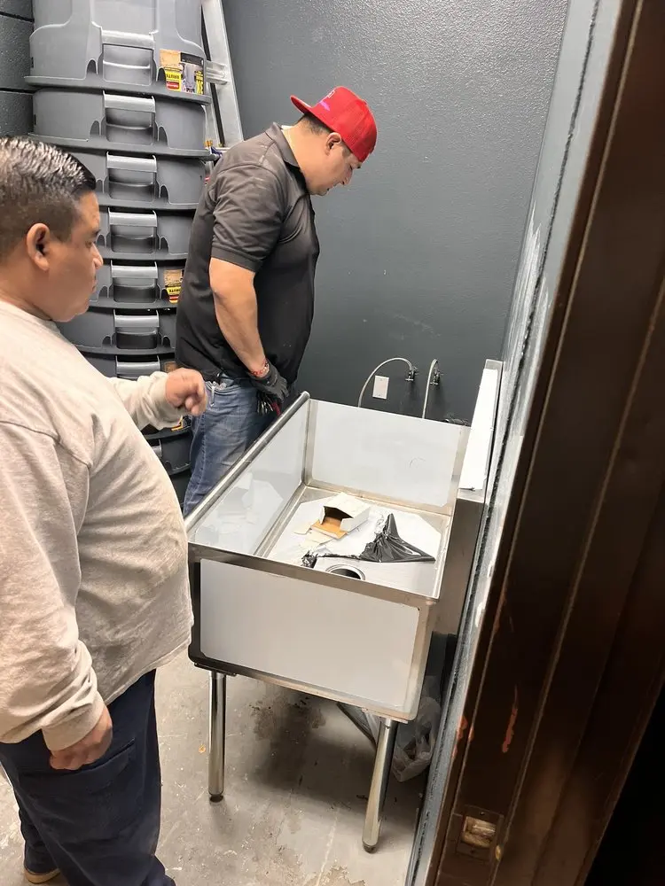 Commercial plumbing and sink installation in Buckeye City